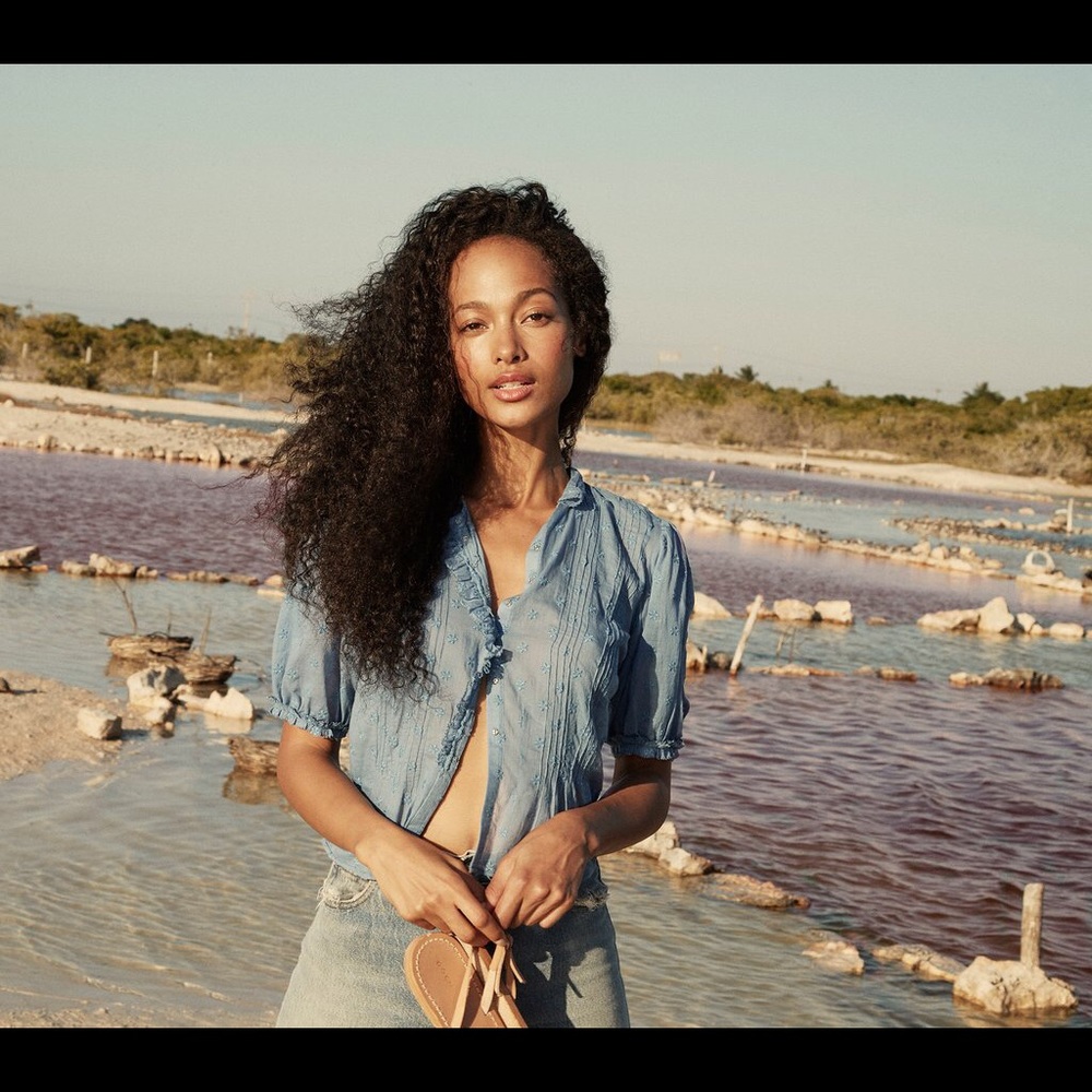 Doen Bird Top In Ciel, XS